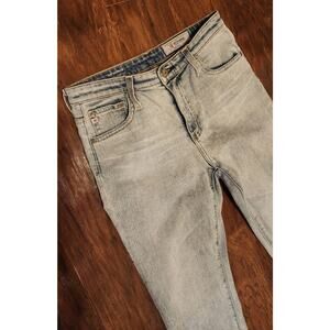 Adriano Goldschmied The Isabelle AG-ed Hi-Rise Straight Crop Jeans size 27R